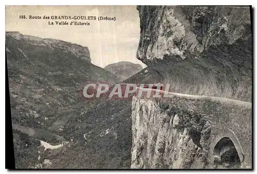 Cartes postales Routes des Grands Goulets Drome La Vallee d'Echevis