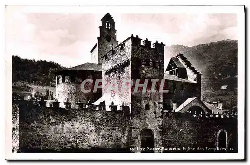 Cartes postales Luz Saint Sauveur Eglise des Templiers