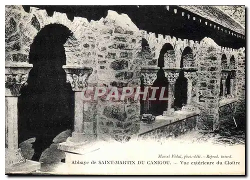 Ansichtskarte AK Abbaye de Saint Martin du Canigou Vue exterieure du Cloitre