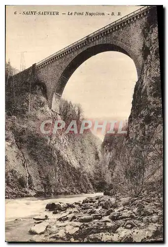 Ansichtskarte AK Saint Sauveur Le Pont Napoleon