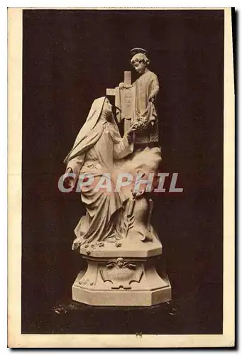 Ansichtskarte AK Statue de Sainte Therese de l'Enfant Jesus aux Buissonets
