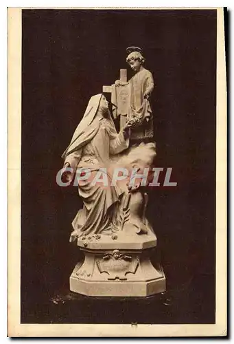 Cartes postales Statue de Sainte Therese de l'Enfant Jesus aux Buissonets