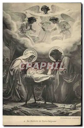 Cartes postales La Nativite de Notre Seigneur
