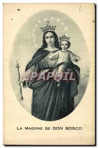 Cartes postales La Madone de don Bosco