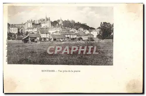 Cartes postales Montbard Vue prise de la praire