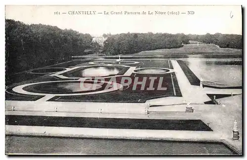 Ansichtskarte AK Chantilly Le Grand Parterre de Le Notre