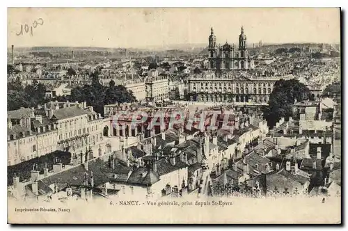 Cartes postales Nancy Vue genrale prise depuis St Epvre