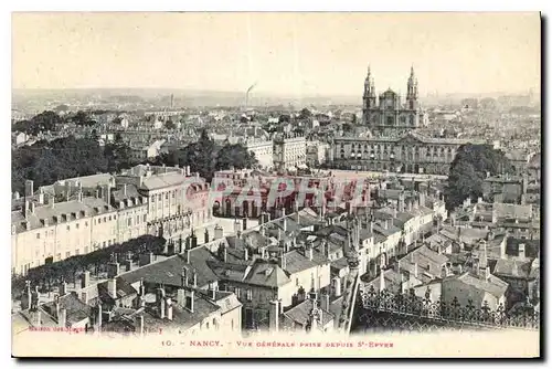 Cartes postales Nancy Vue Generale prise Deputs St Epver