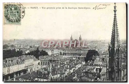 Cartes postales Nancy Vue generale prise de la Basilique Saint Epvre