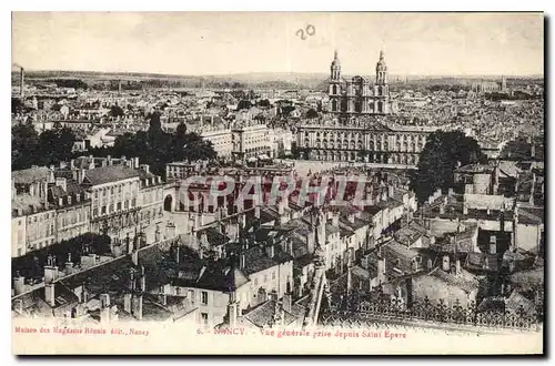 Cartes postales Nancy Vue generale prise depuis Saint Epvre