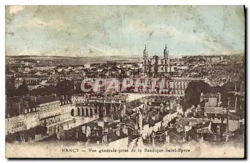 Ansichtskarte AK Nancy Vue generale prise de la Basilique Saint Epvre