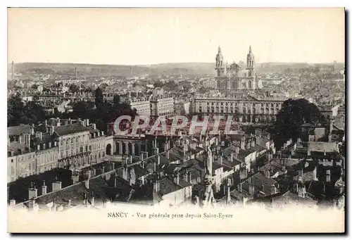 Ansichtskarte AK Nancy genereale prise depuis Saint Epvre