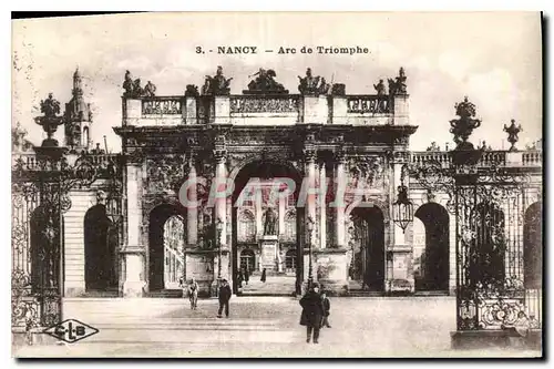 Cartes postales Nancy L'Arc de Triomphe