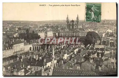 Ansichtskarte AK Nancy generale prise depuis Saint Epvre