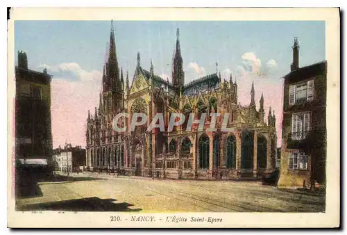 Cartes postales Nancy L'Eglise saint Epvre