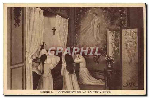 Cartes postales Apparition de la Sainte Vierge Lisieux