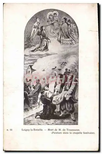 Cartes postales Loigny la Bataille Mort de m de Trousserus