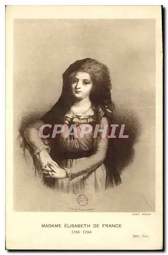 Cartes postales Madame Eslisabeth de France