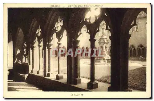 Cartes postales Colmar Musee Des Unterlinden Le Cloitre