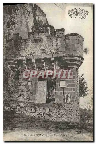 Cartes postales Chateau de Tournoel Porte d'Entree