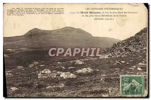 Cartes postales Les Cevennes Pittoresques Le Mont Mezene