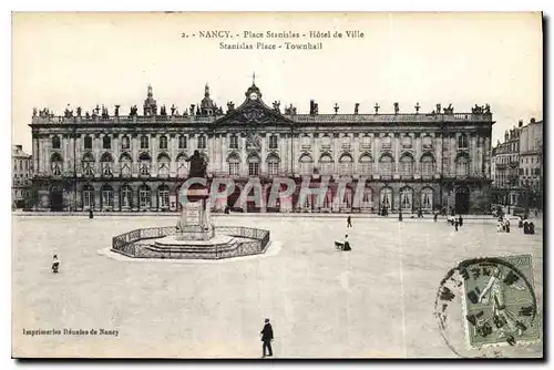 Cartes postales Nancy  Place Stanislas hotel de Ville