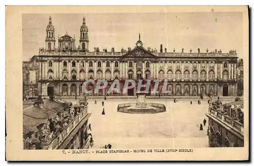 Cartes postales Nancy  Place Stanislas Hotel de Ville