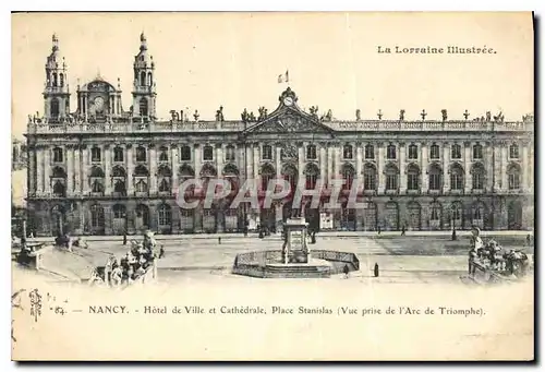 Cartes postales Nancy  de Ville et Cathedrale Place Stanislas