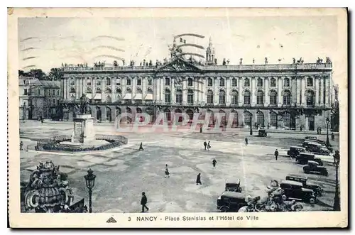 Cartes postales Nancy  Place Stanislas et l'Hotel de Ville