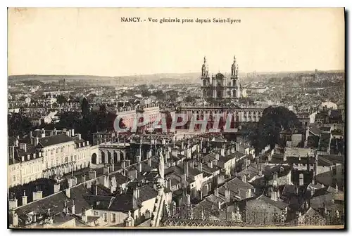 Ansichtskarte AK Nancy Vue generale prise de la Basilique Saint Epvre