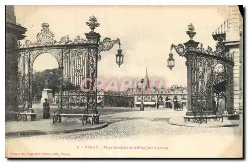 Cartes postales Nancy Place Stanislas et Grilles Jean Lamour