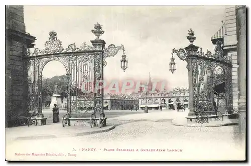 Cartes postales Nancy Place Stanislas a Grille Lamour