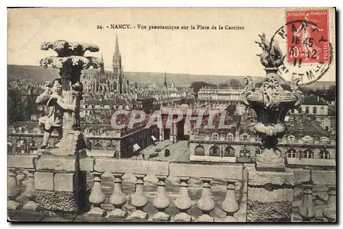 Ansichtskarte AK Nancy Vue Panoramique sur la Place de la Carriete