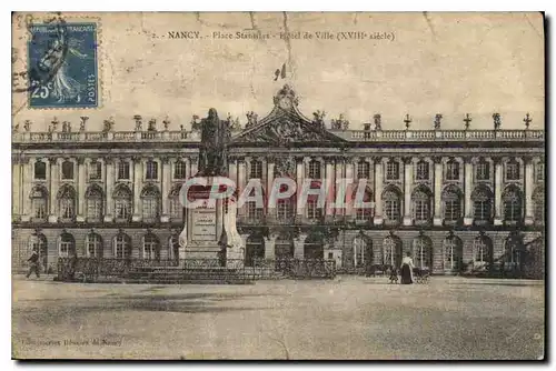 Cartes postales Nancy Place Stanislas Hotel de Ville