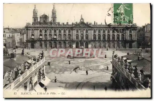 Cartes postales Nancy L'Hotel de Ville