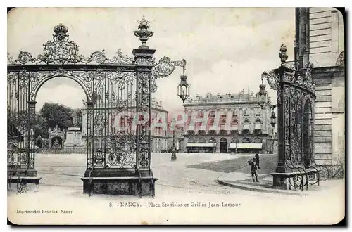 Cartes postales Nancy Place Stanisles et Jean Lamour