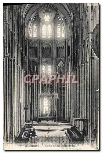 Cartes postales Bourges Choeur de la Cathedrale