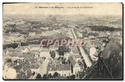 Ansichtskarte AK Bourges a vel d'oiseau Vue prise de la Cathedrale