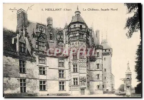 Ansichtskarte AK Meillant Cher La Chateau facade Nord