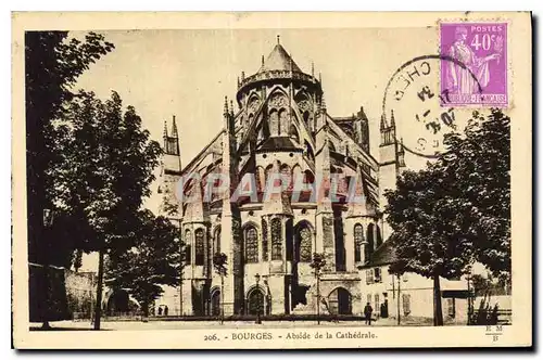 Cartes postales Bourges Abside de la Cathedrale