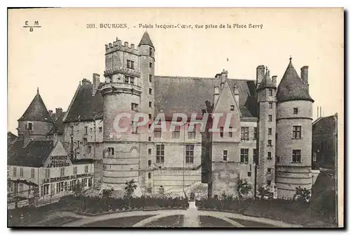 Cartes postales Bourges Palais Jacques Imprimerie Foucrier