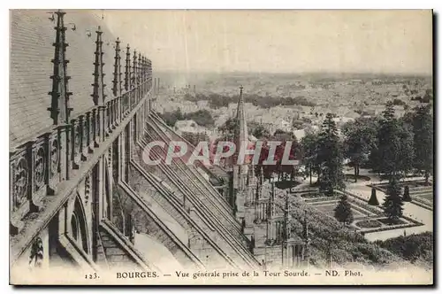 Cartes postales Bourges Vue generale prise de la Tour Sourde