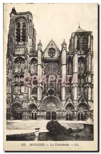 Cartes postales Bourges La Cathedrale