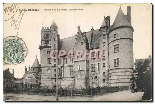 Ansichtskarte AK Bourges Facade Sud Palais Jacques Coeur