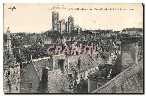 Ansichtskarte AK Bourges Vue Centrale prise du Palais jacques Coeur