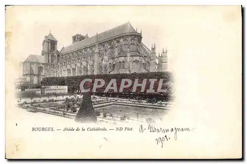 Ansichtskarte AK Bourges Abside de la Cathedrale