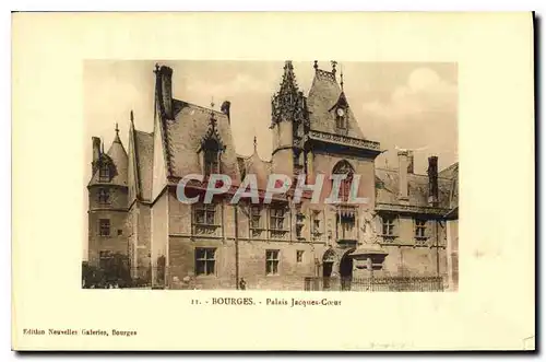 Cartes postales Bourges Palais Jacques Coeur