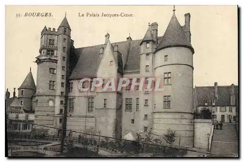 Cartes postales Bourges Le Palais Jacquise Coeur