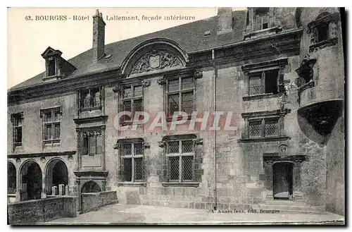 Ansichtskarte AK Bourges Hotel de Lallemant facade interieure