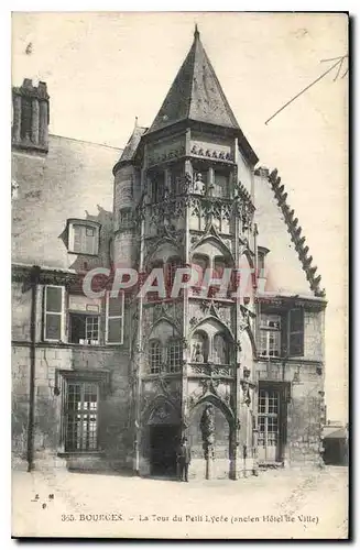 Ansichtskarte AK Bourges La Tour du Petit Lycee